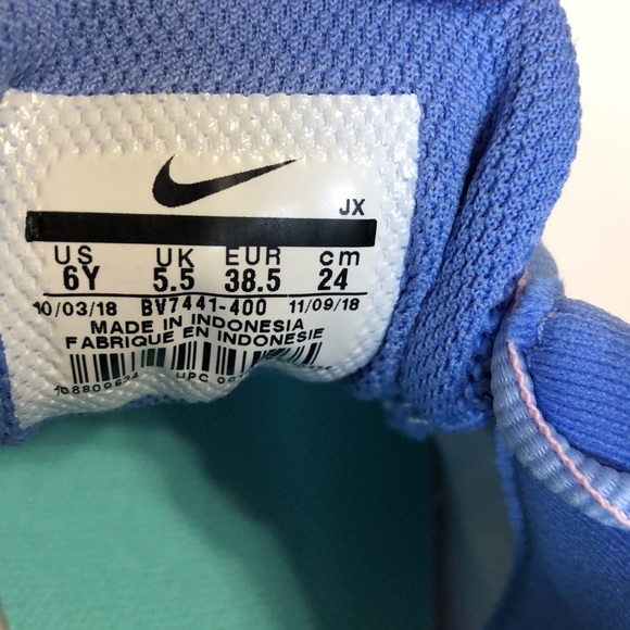 Nike Revolution 4 Royal Pulse Blue Pink Shoe - Picture 10 of 10